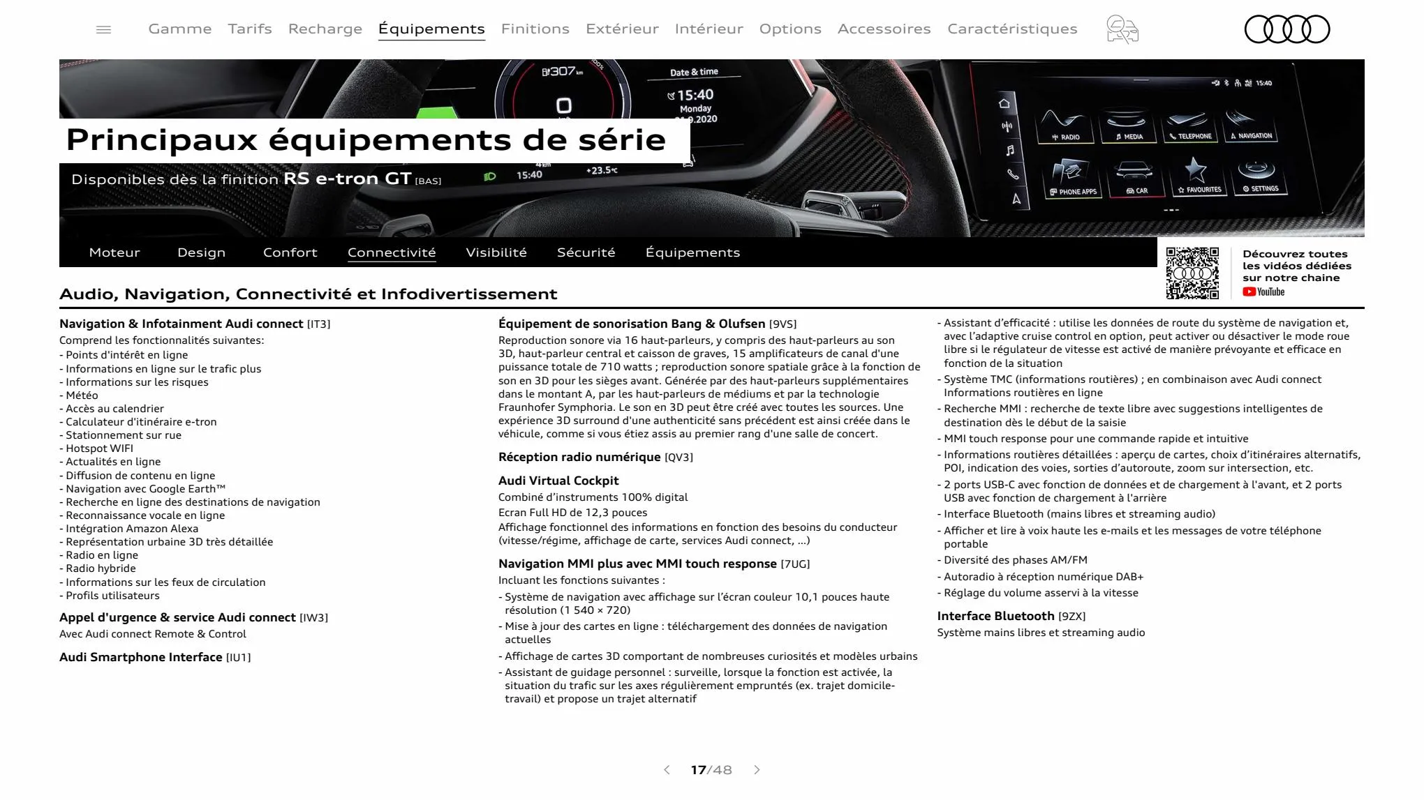 Catalogue RS e-tron GT, page 00017