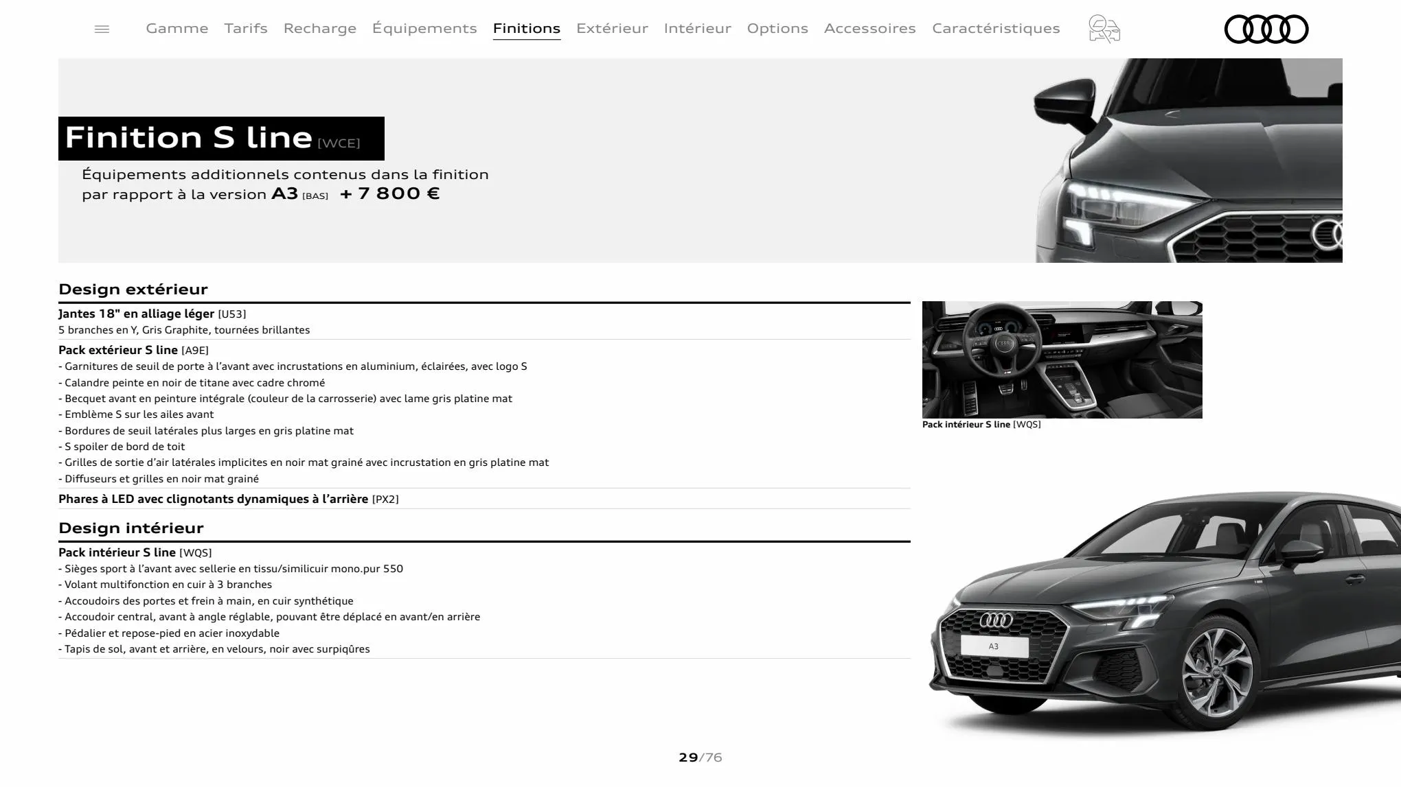 Catalogue A3 Sportback, page 00029