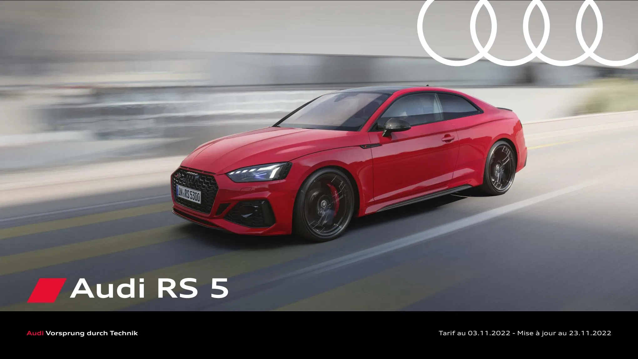 Catalogue RS 5 Coupé, page 00001