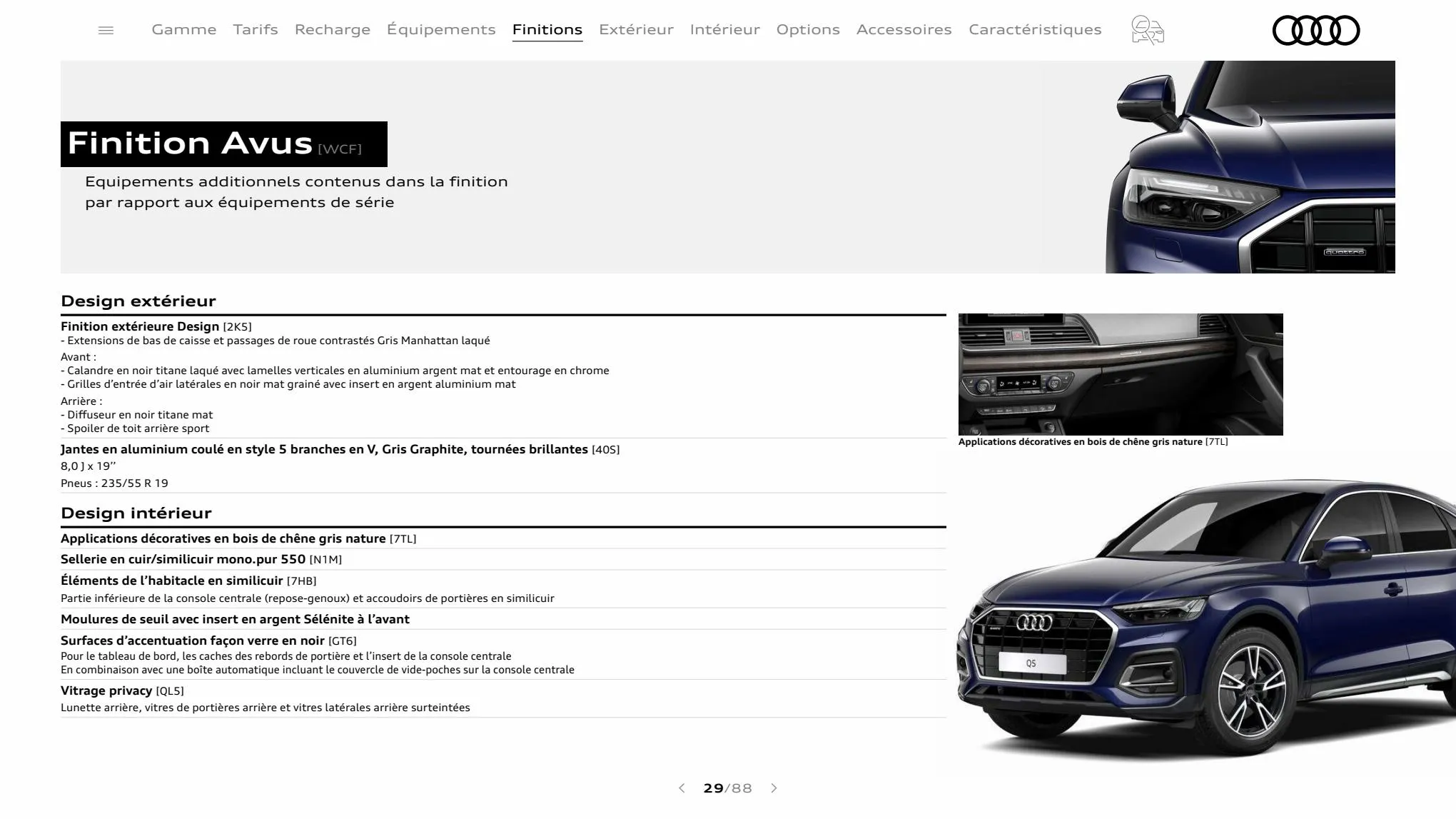 Catalogue Q5 Sportback, page 00029