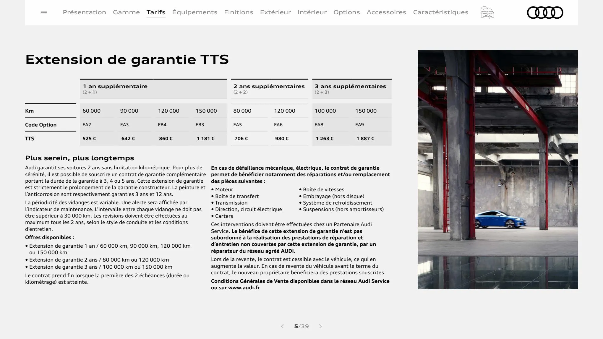 Catalogue TTS Coupé, page 00005