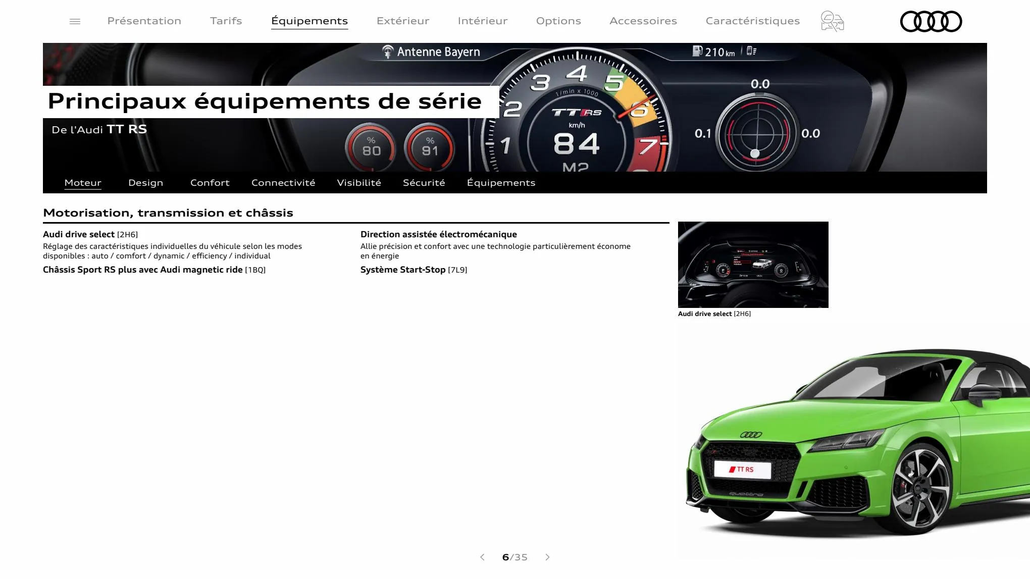Catalogue TT RS Roadster, page 00006