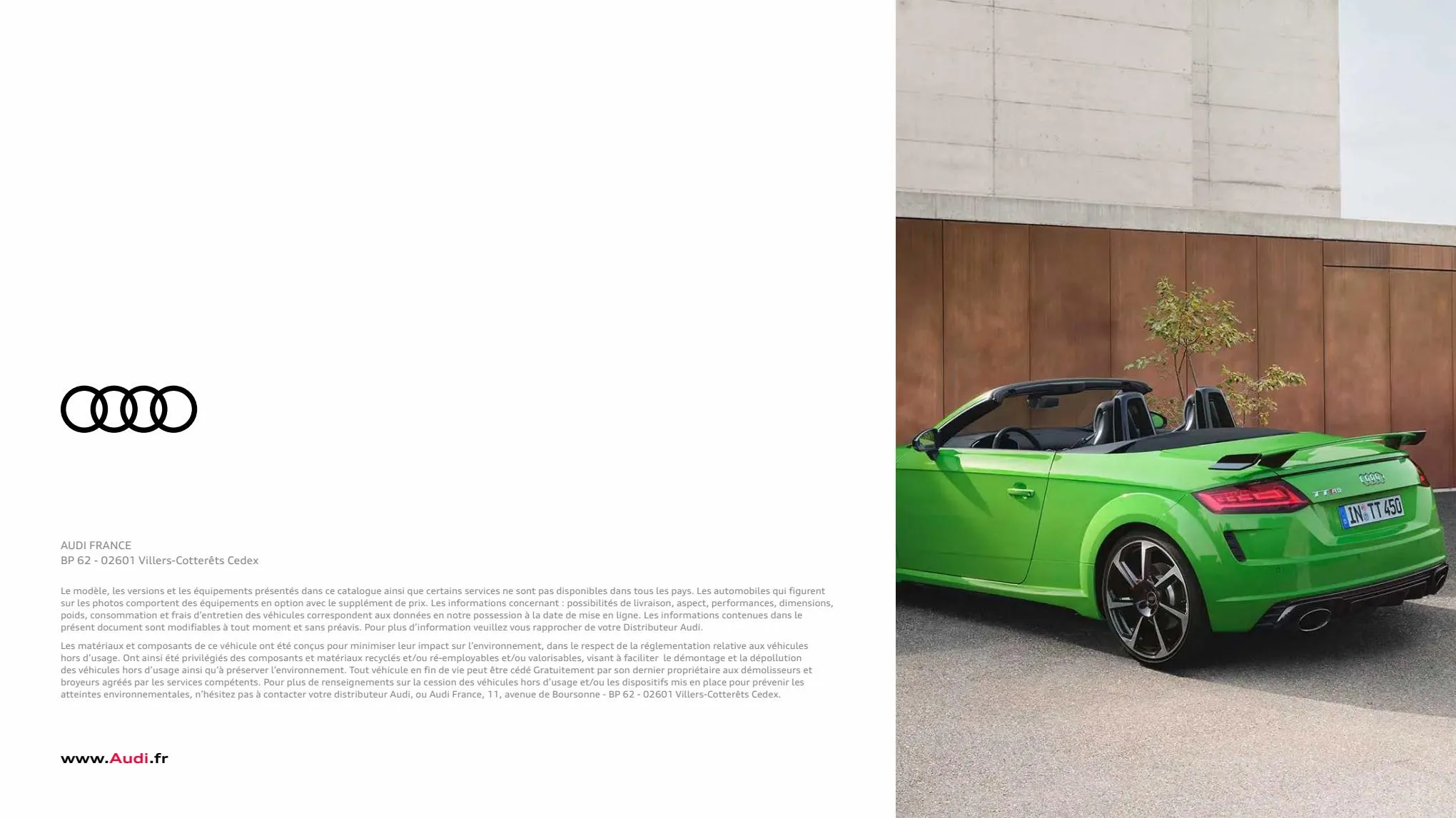 Catalogue TT RS Roadster, page 00035
