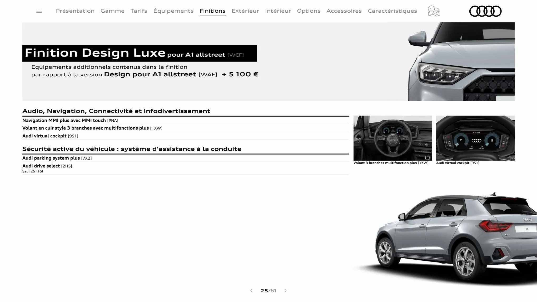 Catalogue A1 Sportback, page 00025