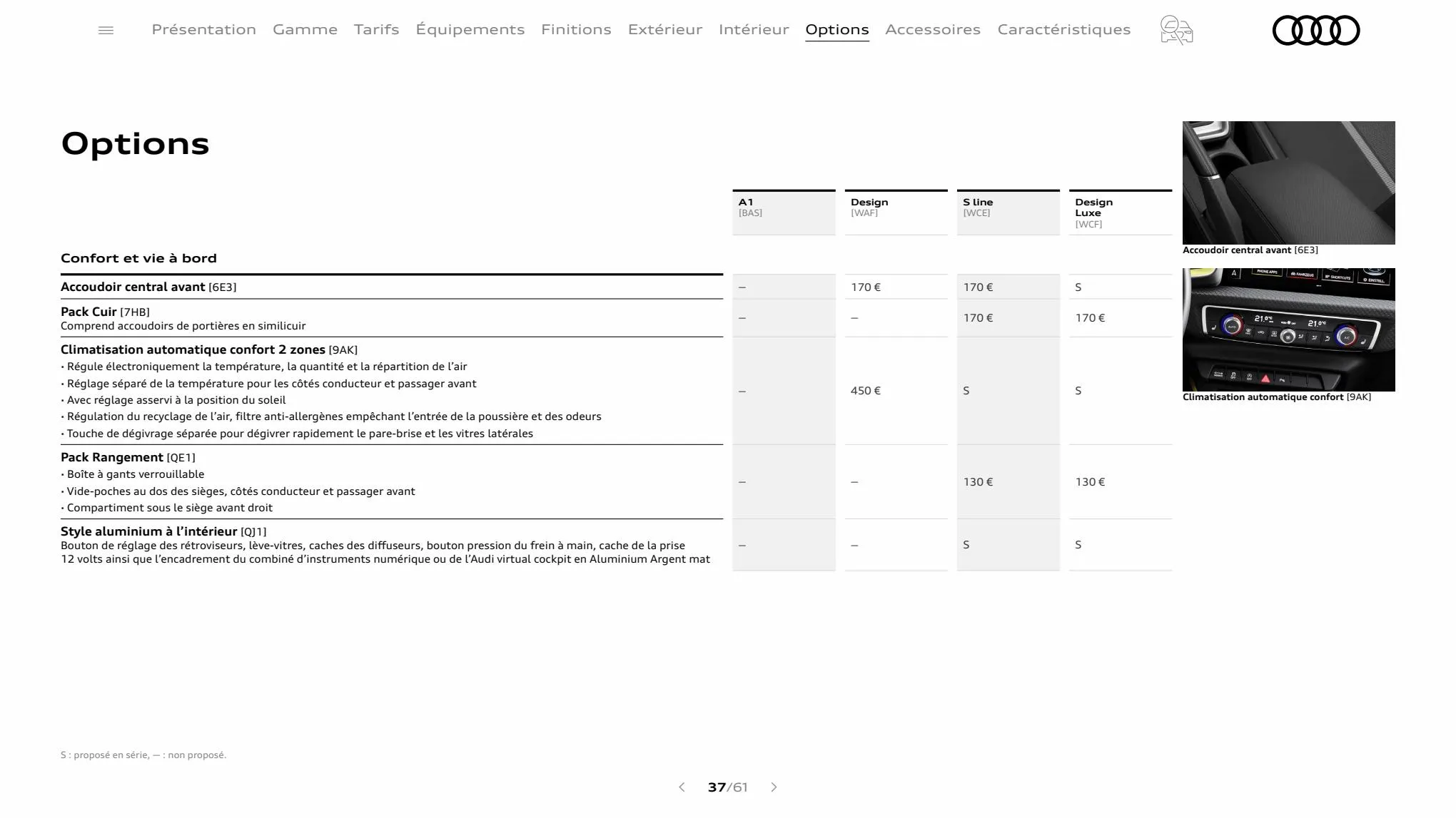 Catalogue A1 Sportback, page 00037