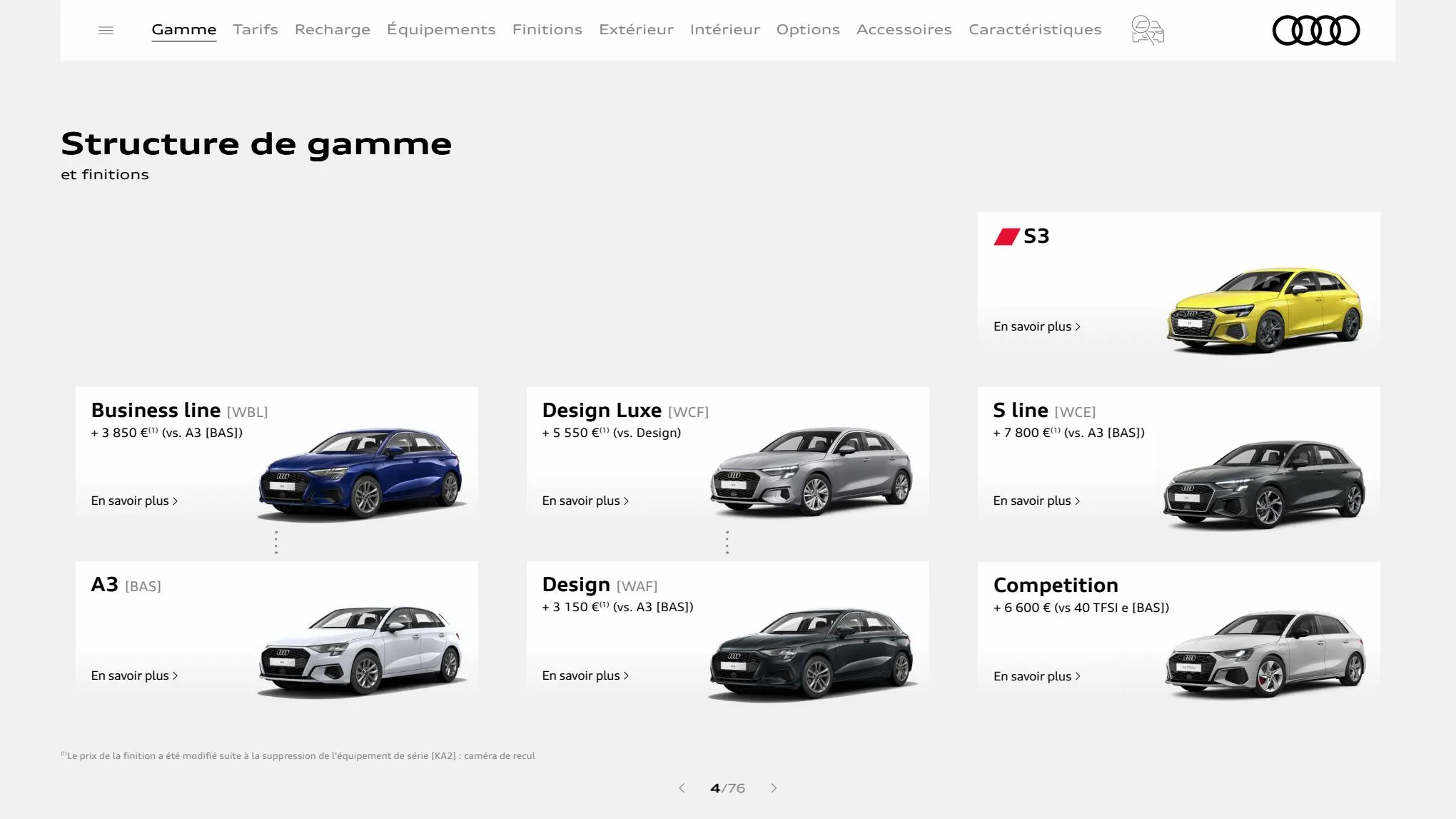 Catalogue A3 Sportback, page 00004