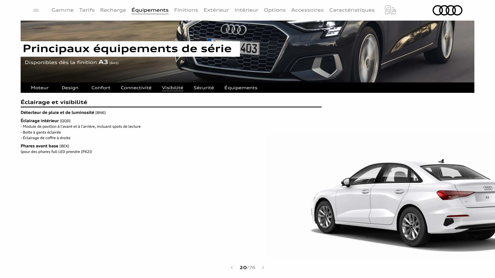 Catalogue A3 Sportback, page 00020