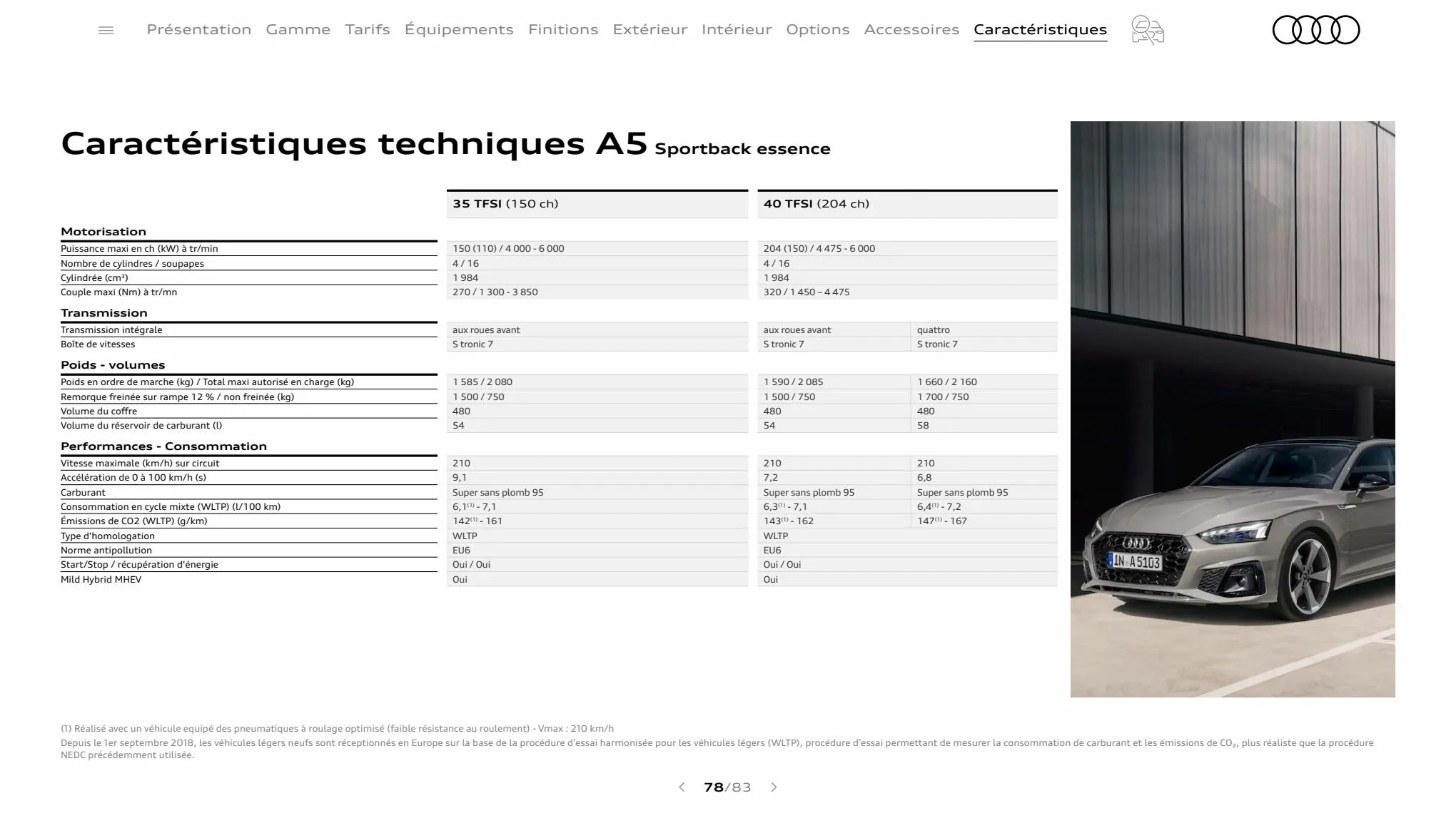 Catalogue S5 Coupé, page 00078