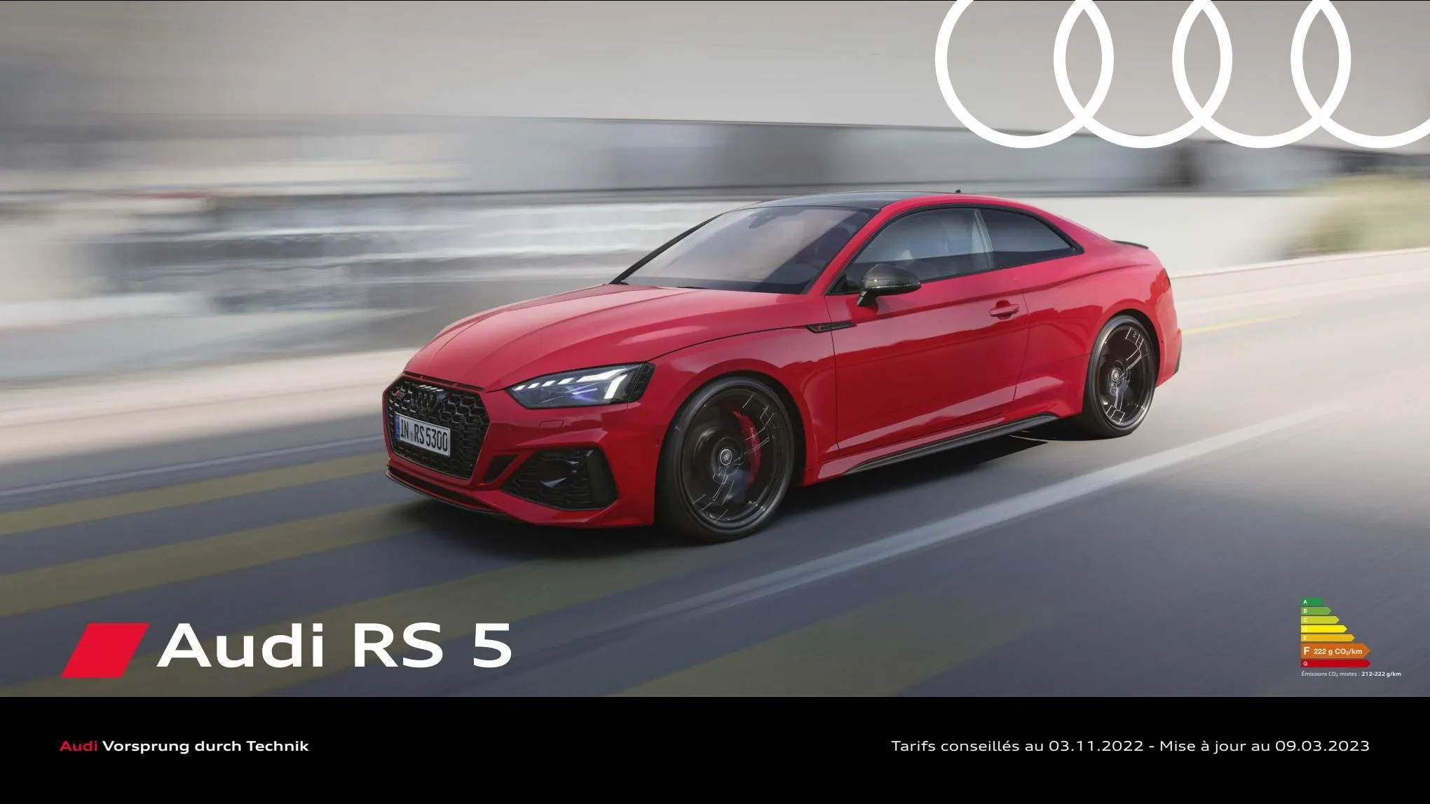 Catalogue RS 5 Coupé, page 00001