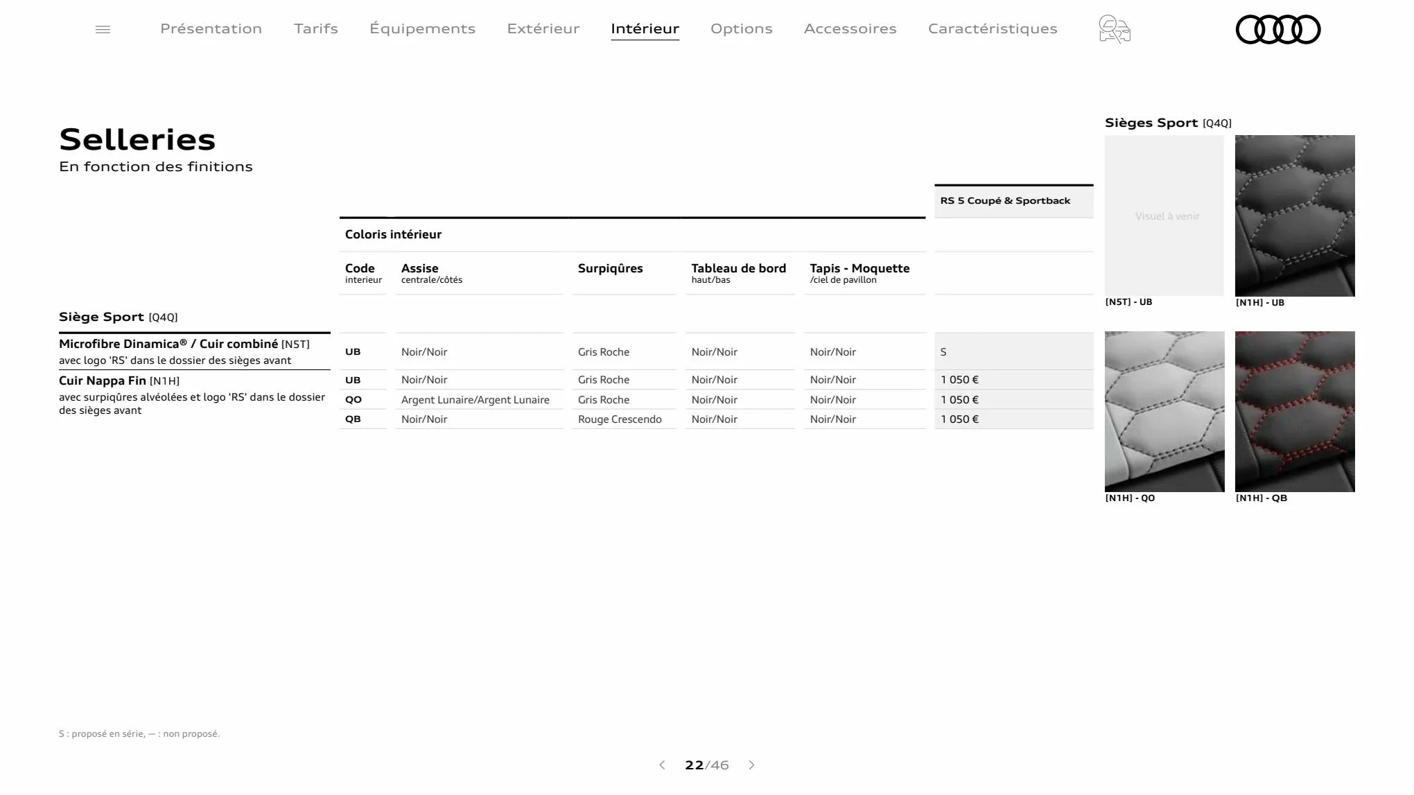 Catalogue RS 5 Coupé, page 00022