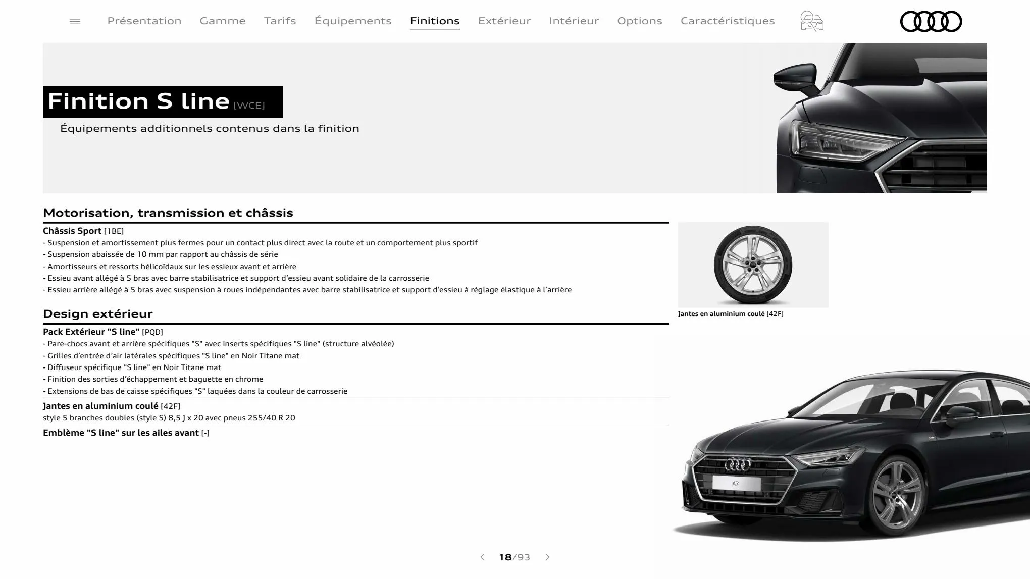 Catalogue A7 Sportback, page 00018