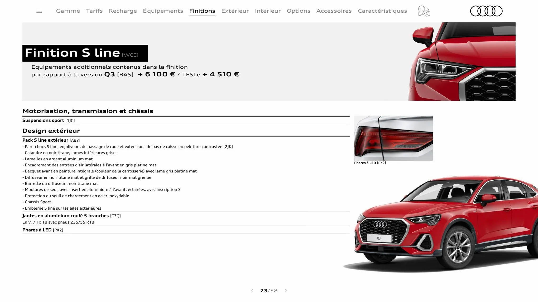 Catalogue Q3 Sportback, page 00023