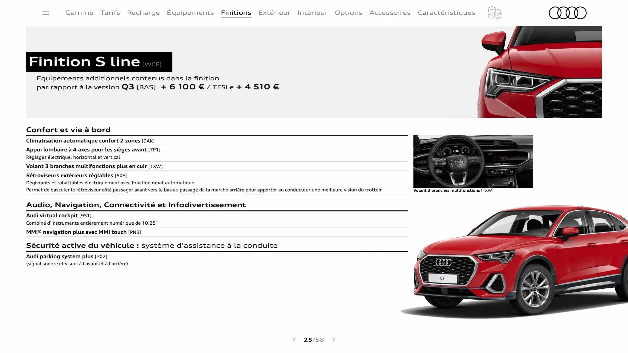 Catalogue Q3 Sportback, page 00025