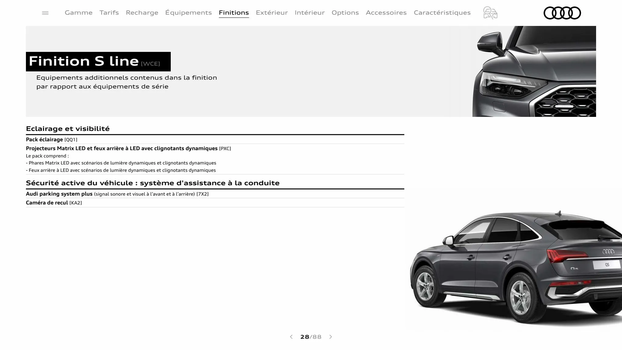 Catalogue Q5 Sportback, page 00028