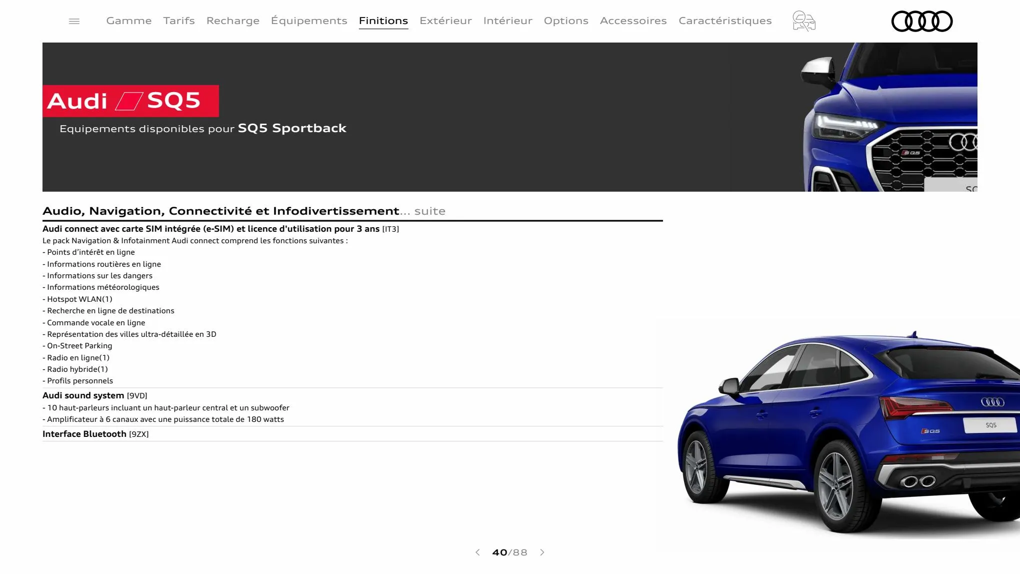 Catalogue Q5 Sportback, page 00040