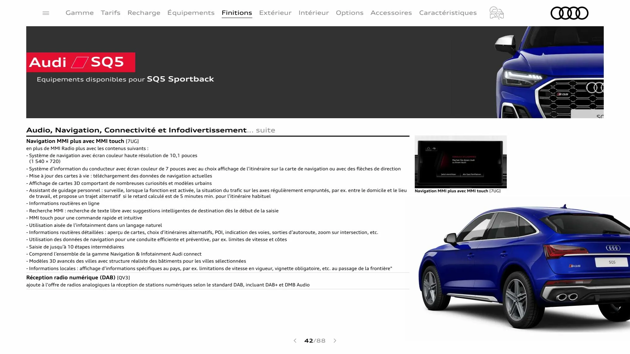 Catalogue Q5 Sportback, page 00042