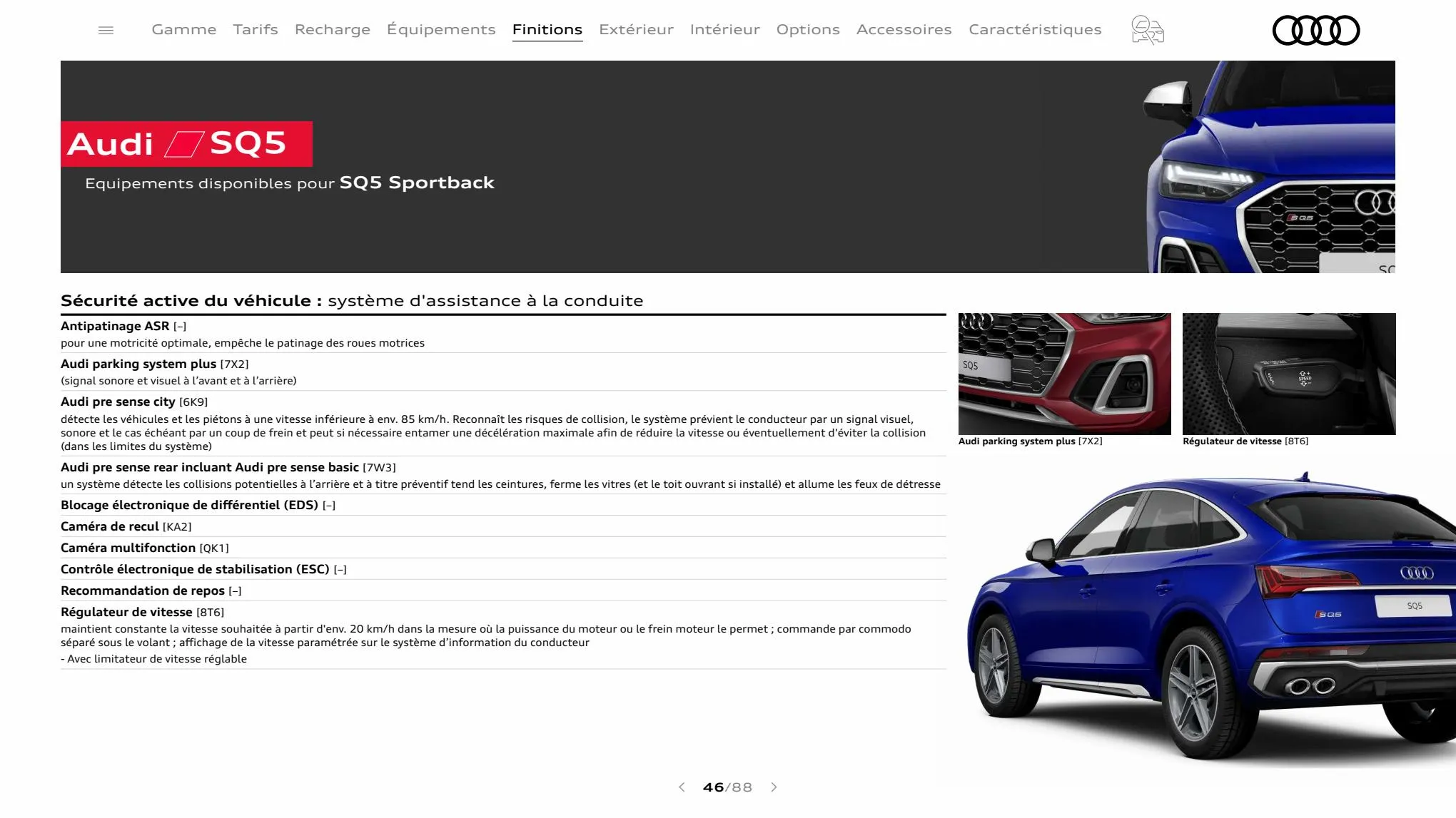 Catalogue Q5 Sportback, page 00046