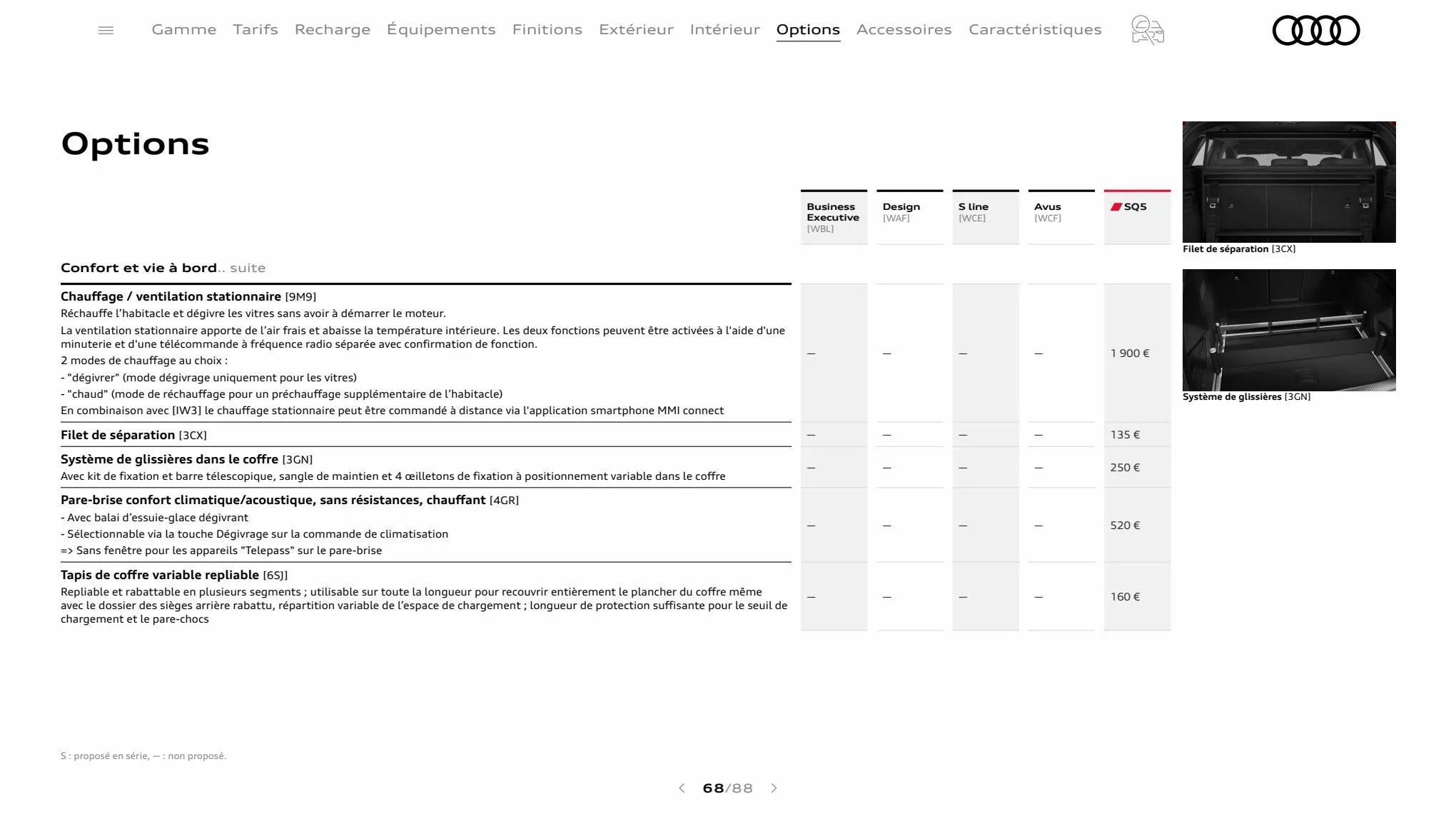 Catalogue Q5 Sportback, page 00068