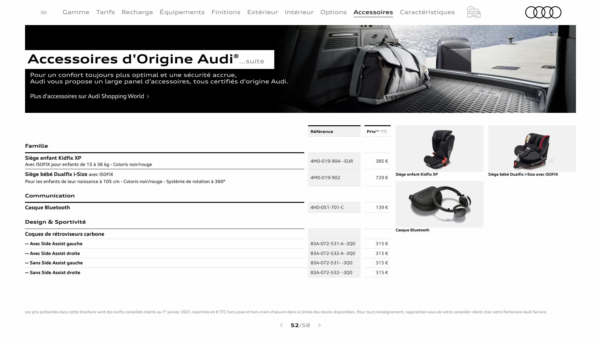 Catalogue Q3 Sportback, page 00052