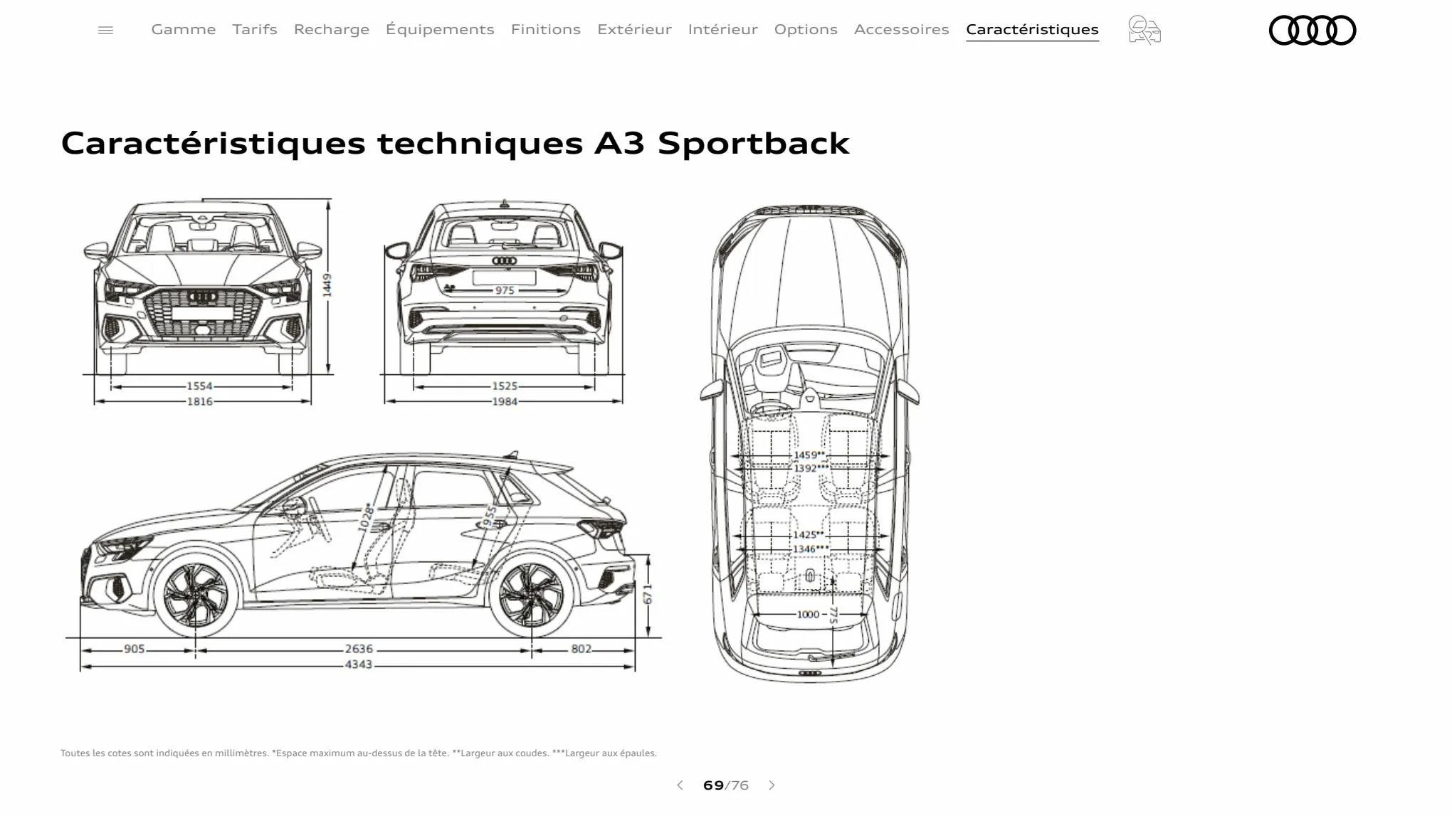 Catalogue A3 Sportback, page 00069