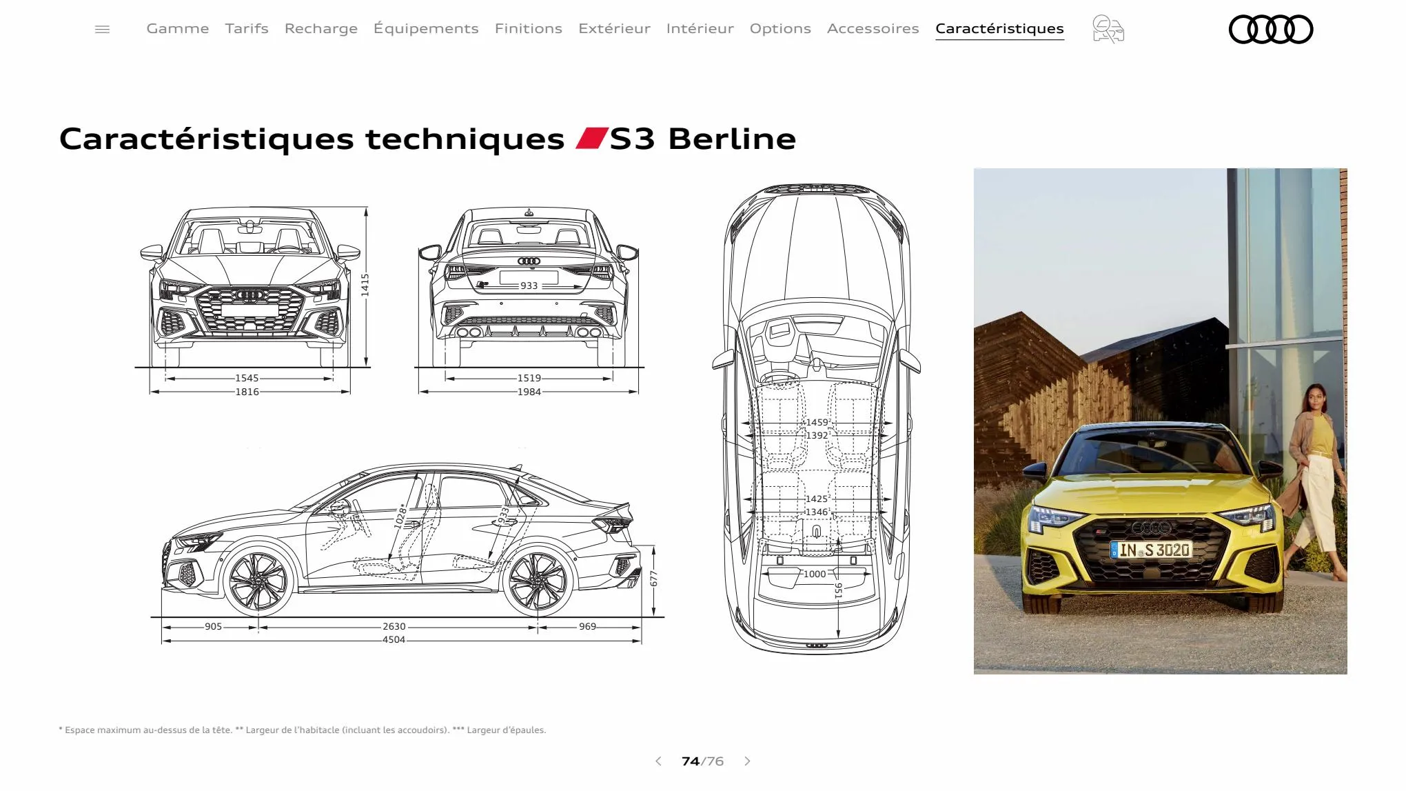 Catalogue A3 Sportback, page 00074