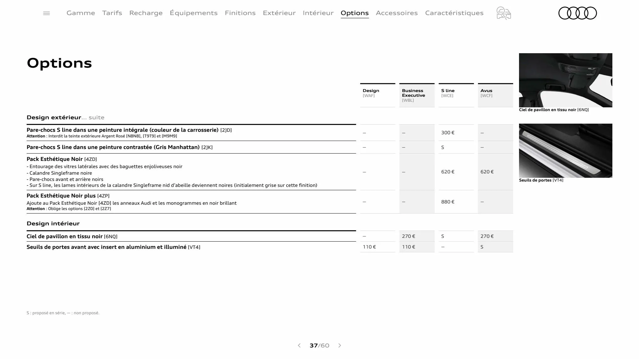 Catalogue Q3 Sportback, page 00037