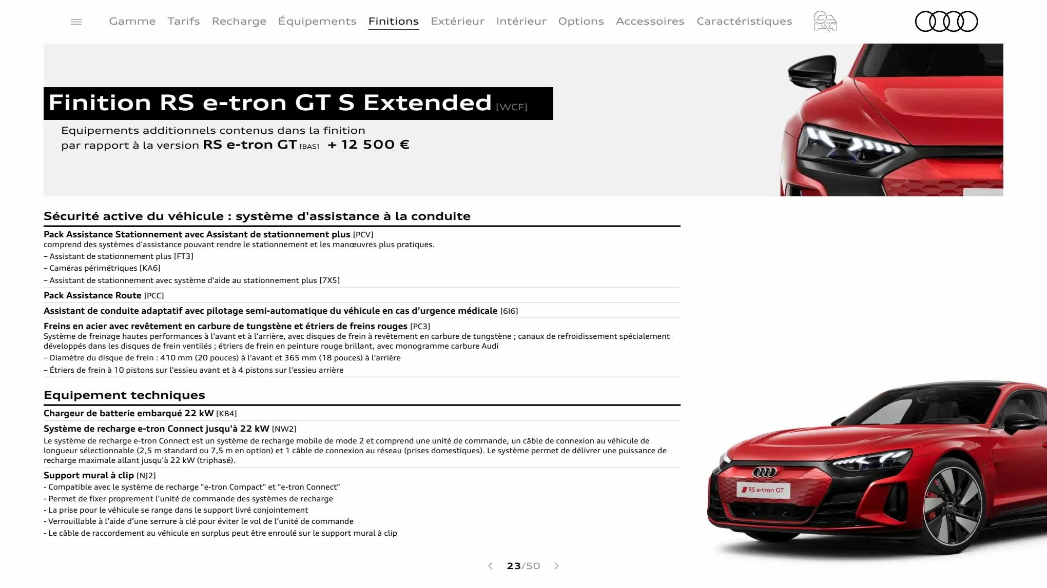 Catalogue RS e-tron GT, page 00023