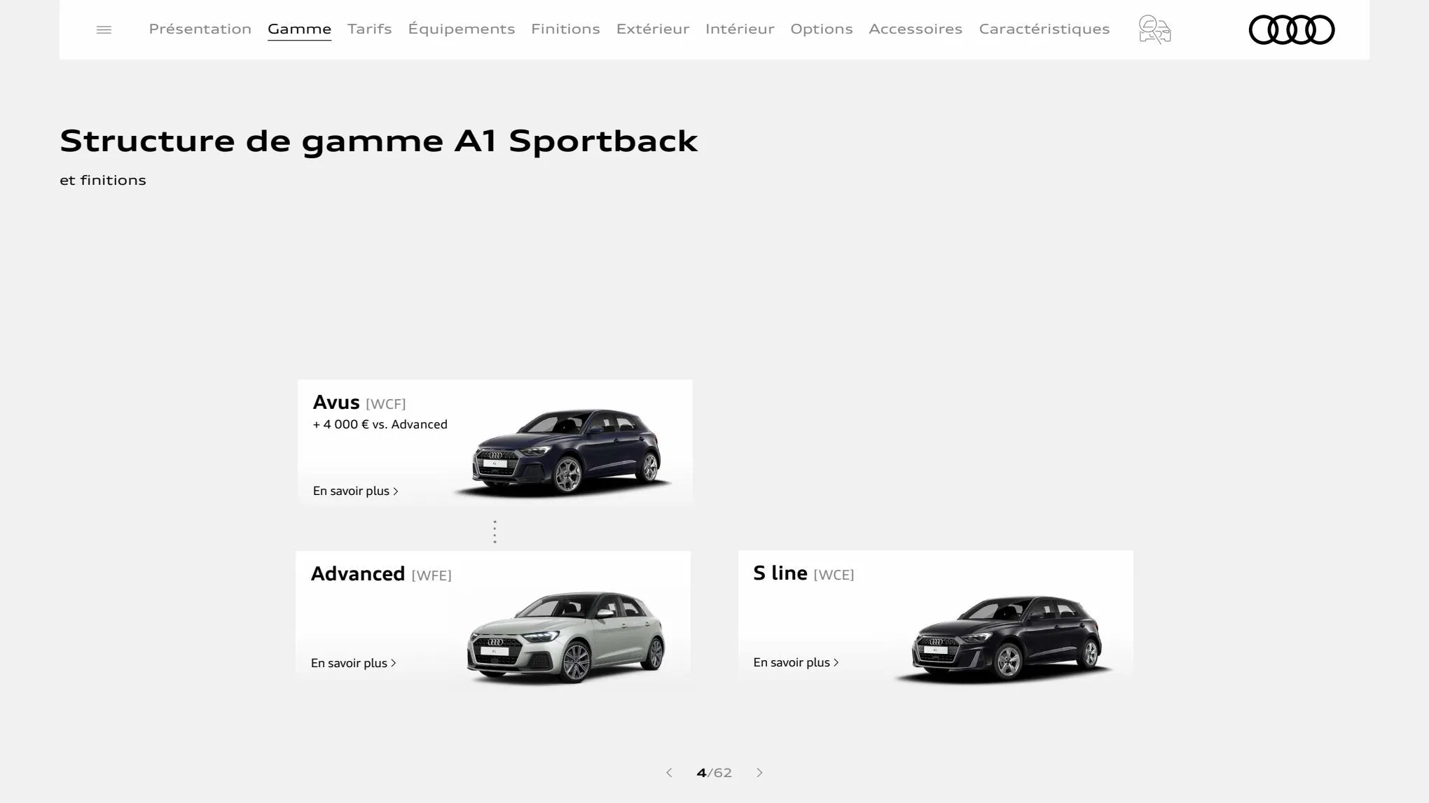 Catalogue A1 Sportback, page 00004