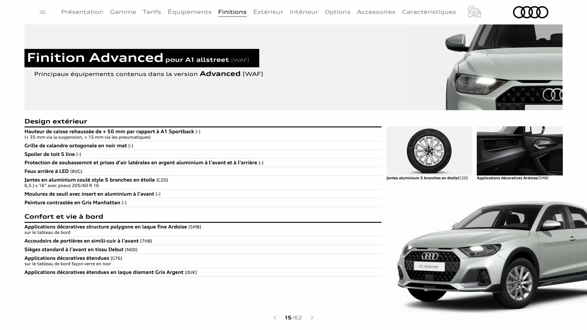 Catalogue A1 Sportback, page 00015