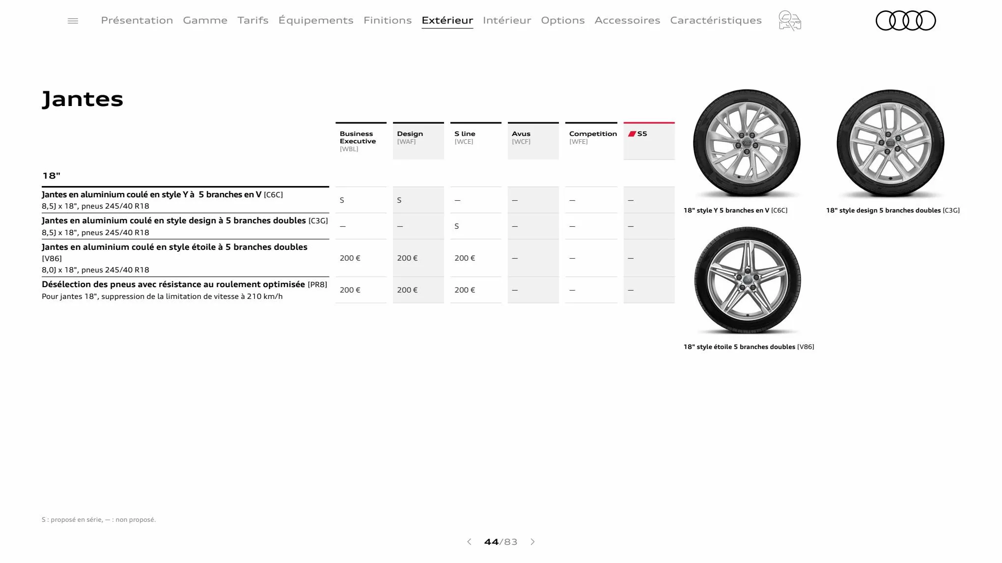 Catalogue A5 Coupé, page 00044