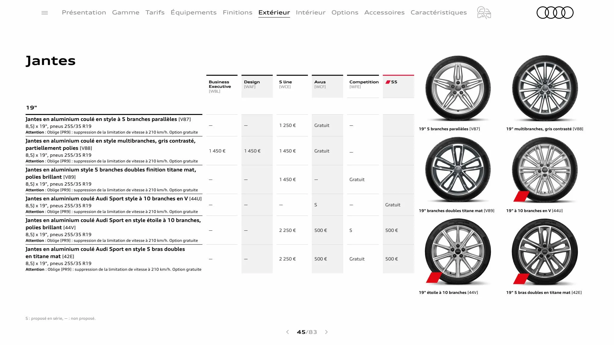 Catalogue A5 Coupé, page 00045