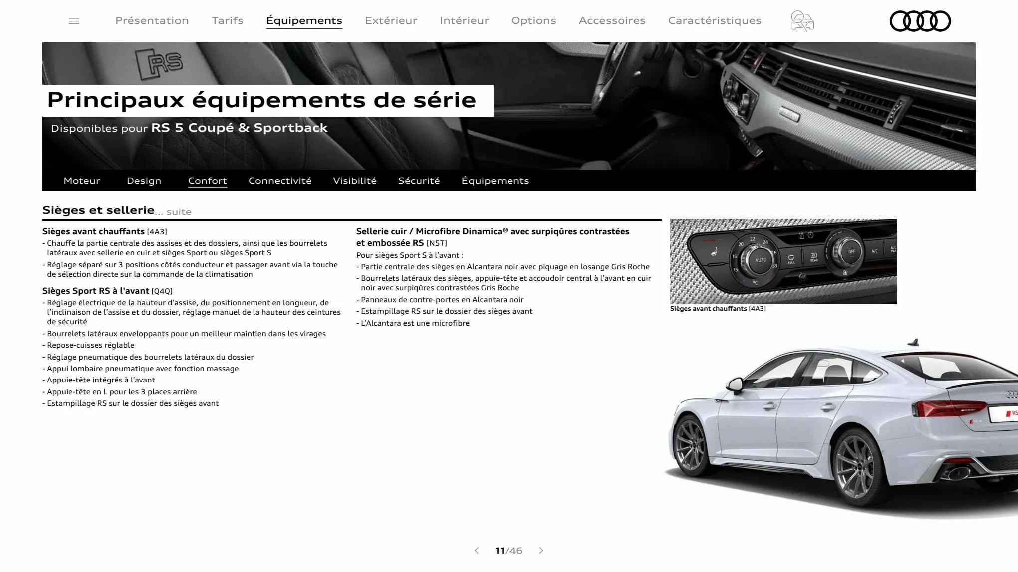 Catalogue RS 5 Coupé, page 00011