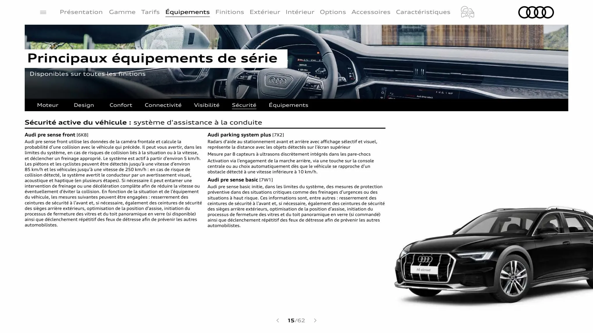 Catalogue A6 allroad quattro, page 00015