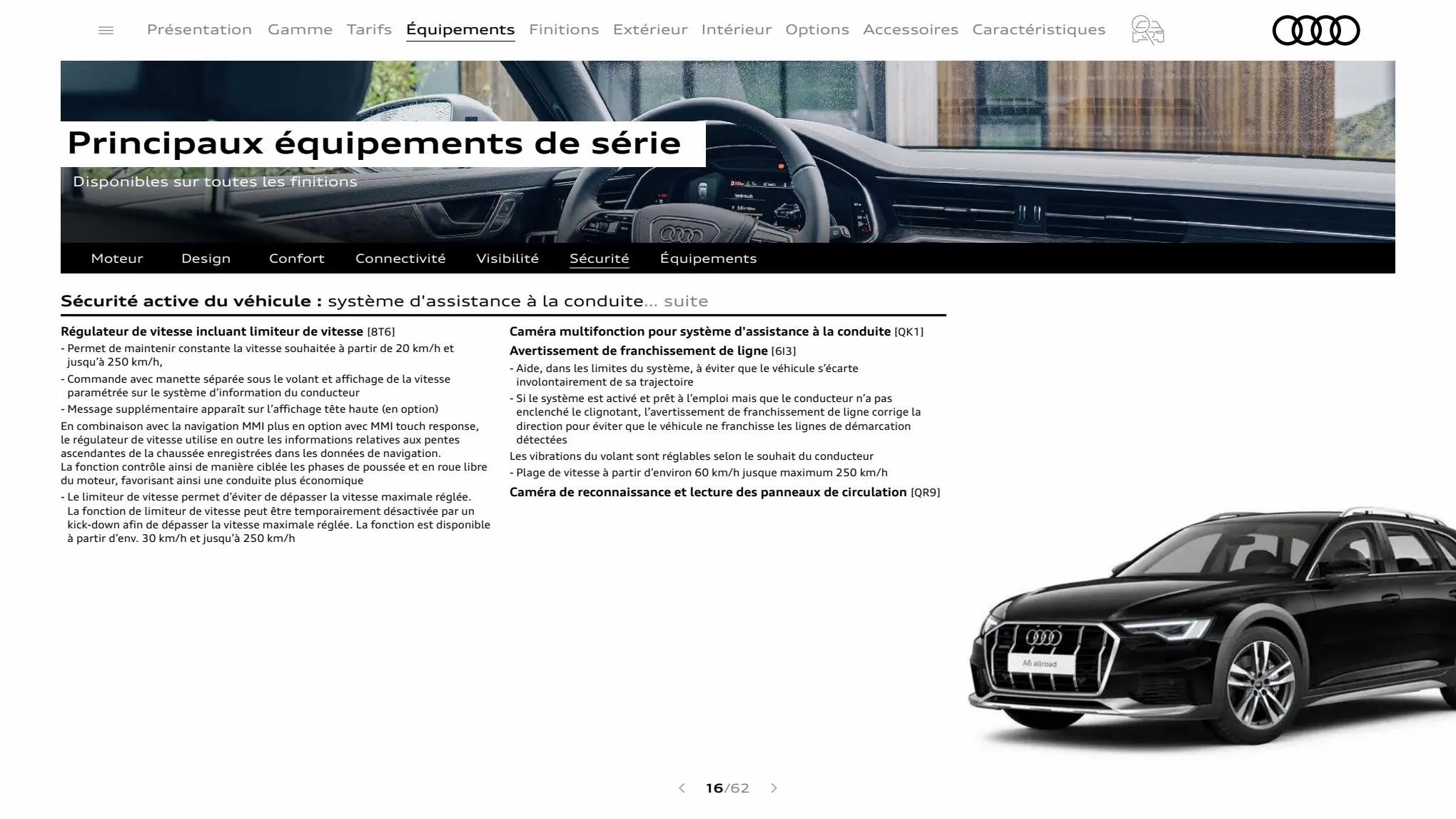 Catalogue A6 allroad quattro, page 00016