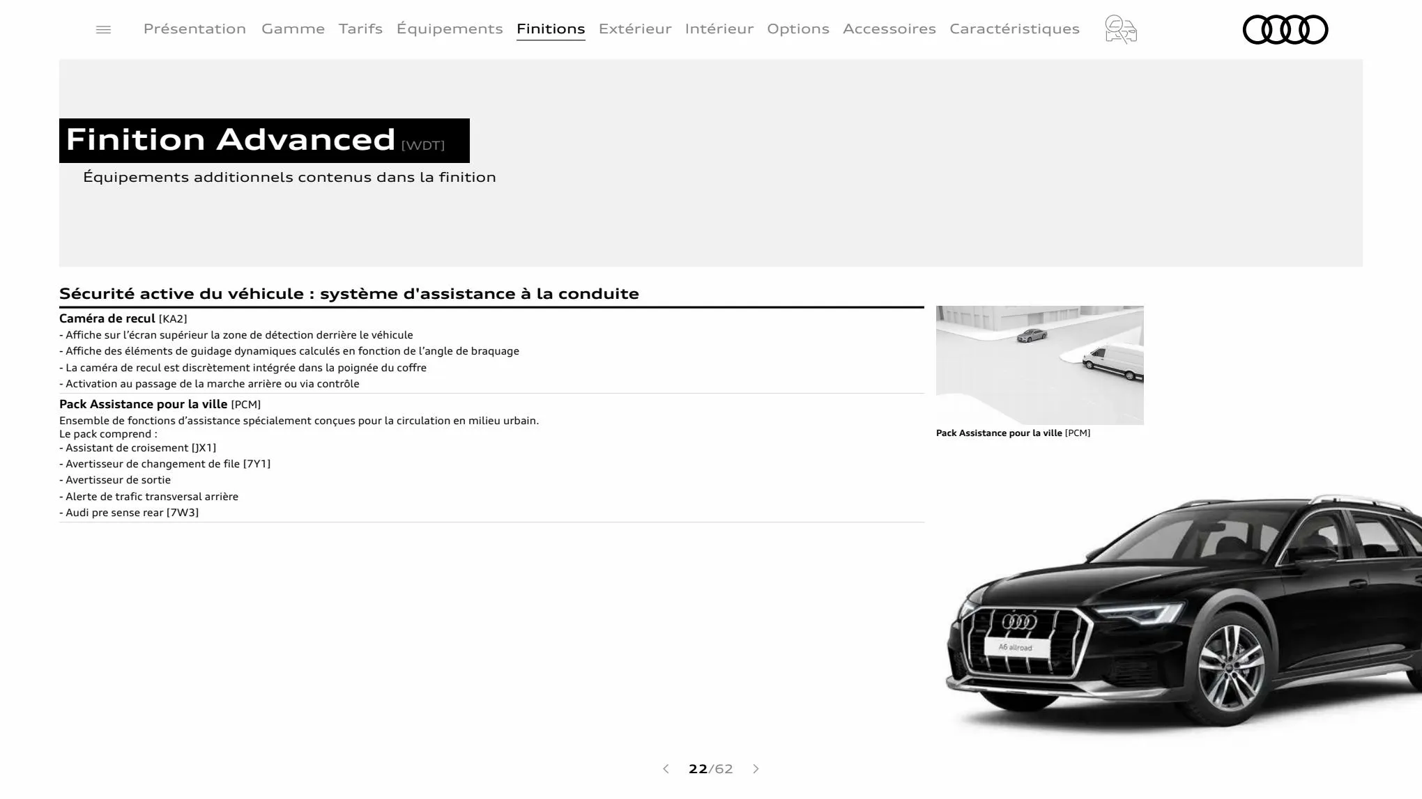 Catalogue A6 allroad quattro, page 00022