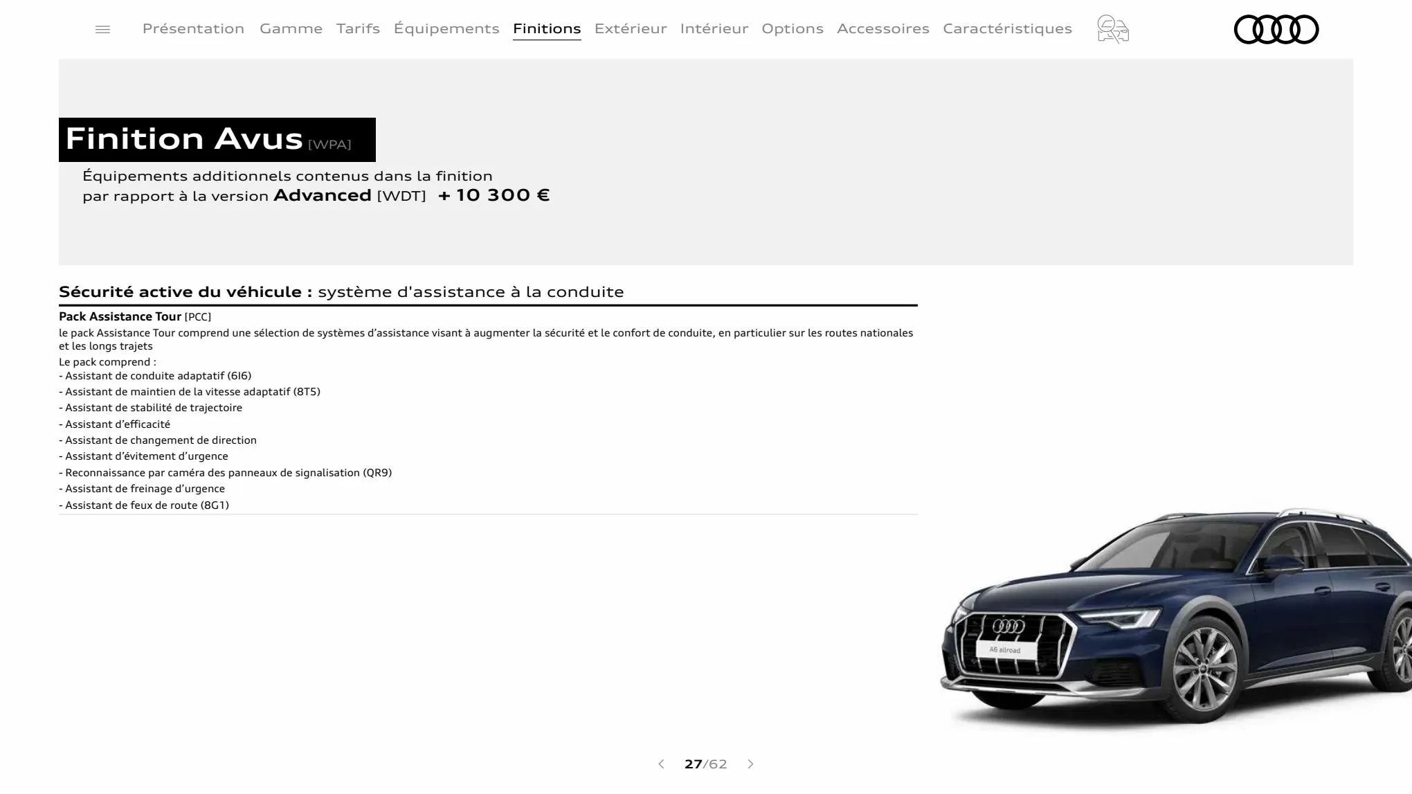 Catalogue A6 allroad quattro, page 00027