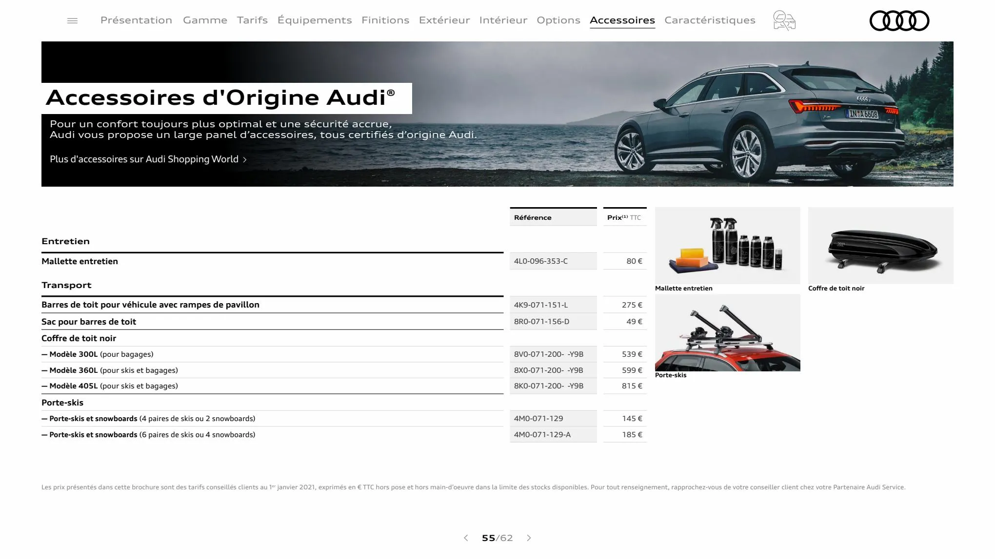 Catalogue A6 allroad quattro, page 00055