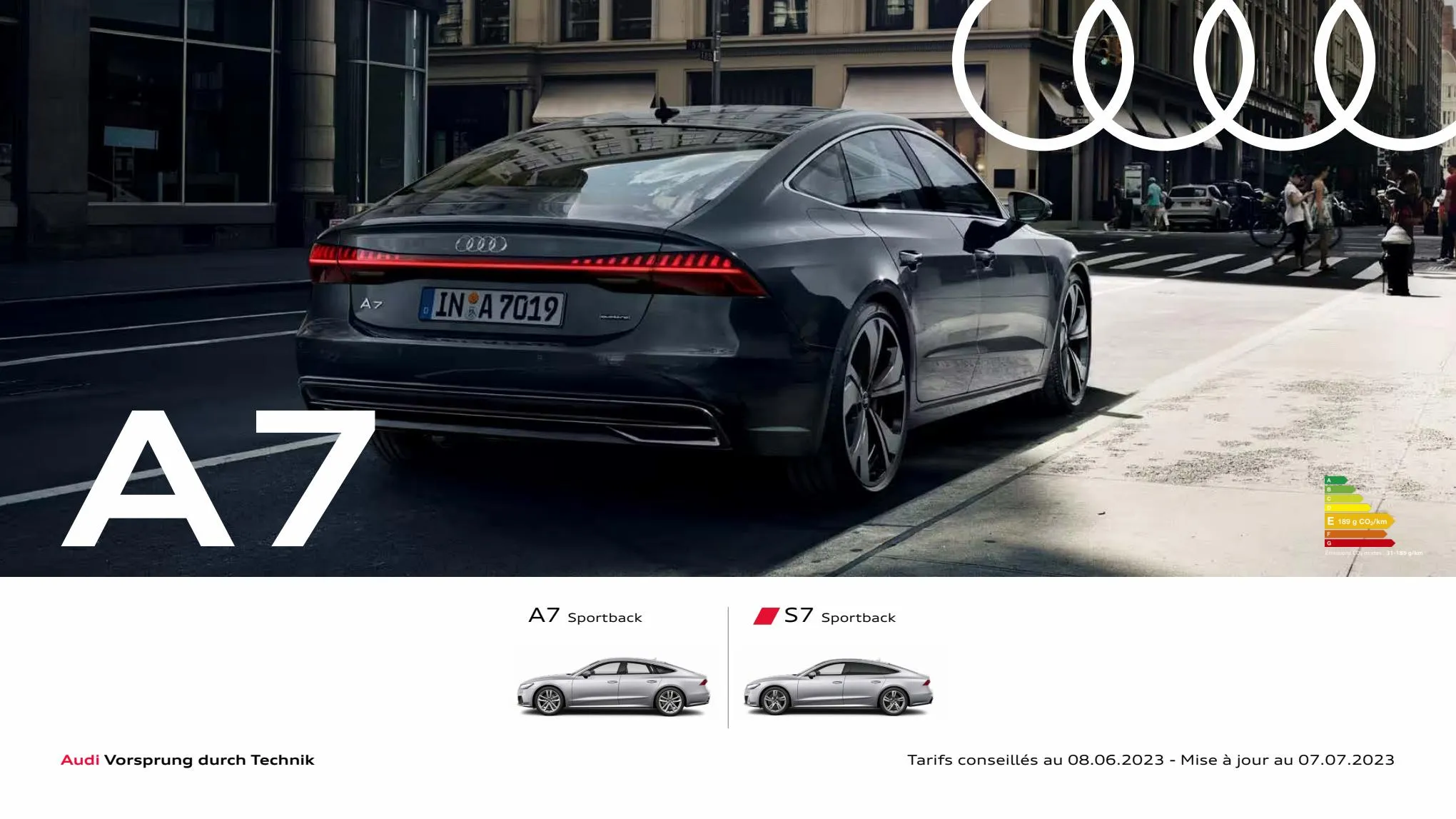 Catalogue A7 Sportback, page 00001