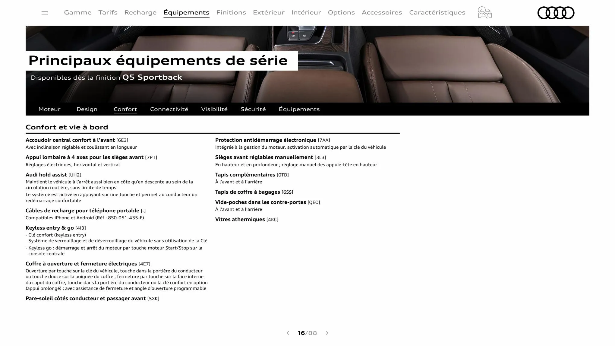 Catalogue Q5 Sportback, page 00016