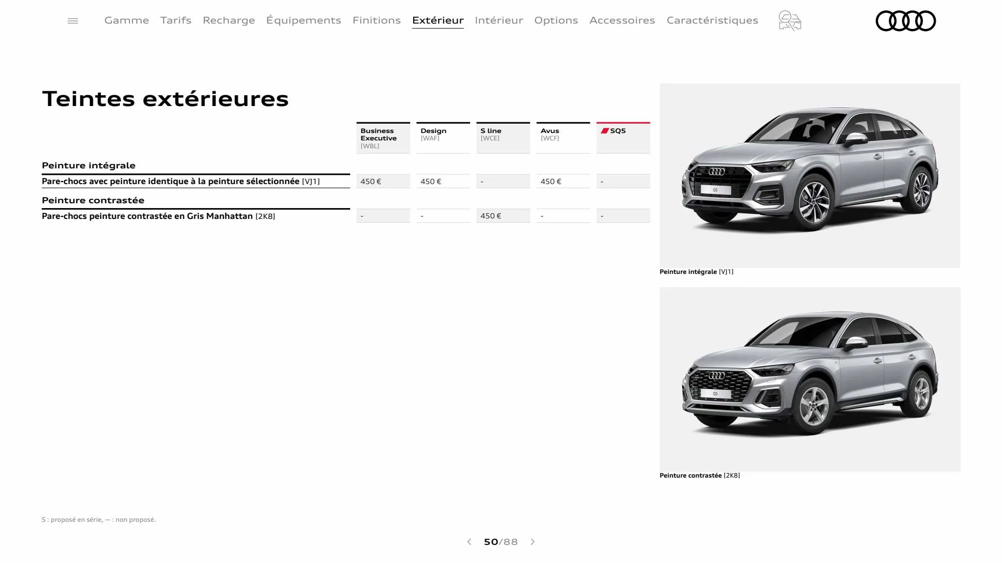 Catalogue Q5 Sportback, page 00050