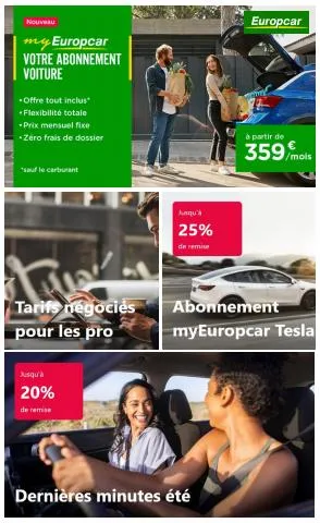 Bons Plans Europcar