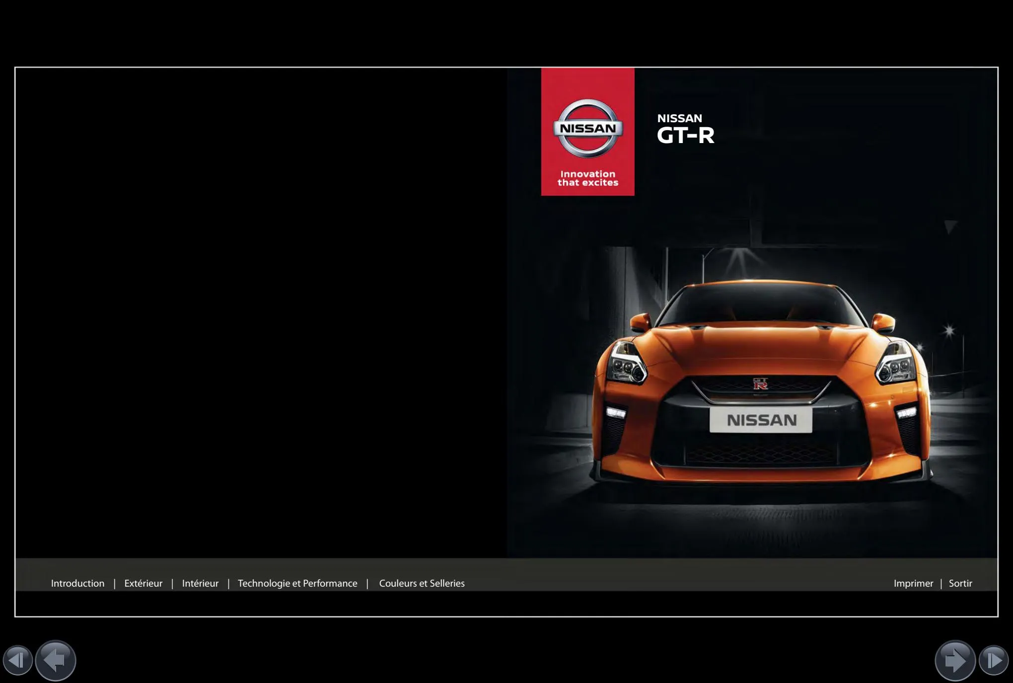 Catalogue Nissan GT-R, page 00001