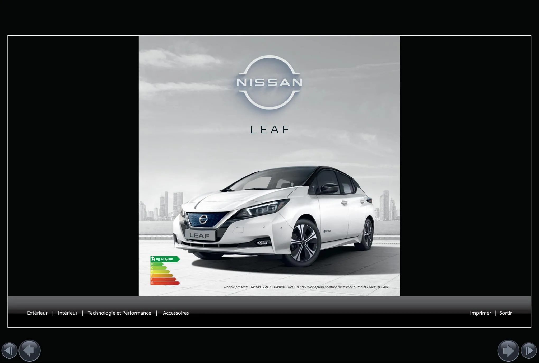 Catalogue Nissan LEAF, page 00001