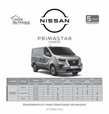 Catalogue Nissan | Nissan Primastar | 18/11/2022 - 18/11/2023