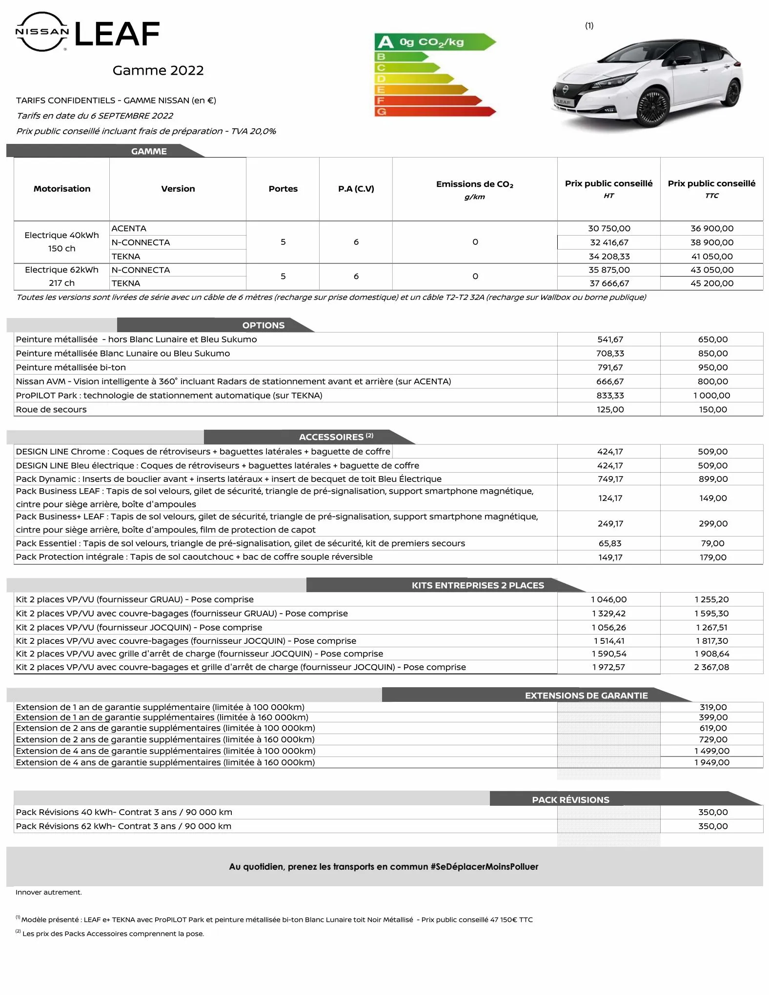 Catalogue Nissan LEAF, page 00038