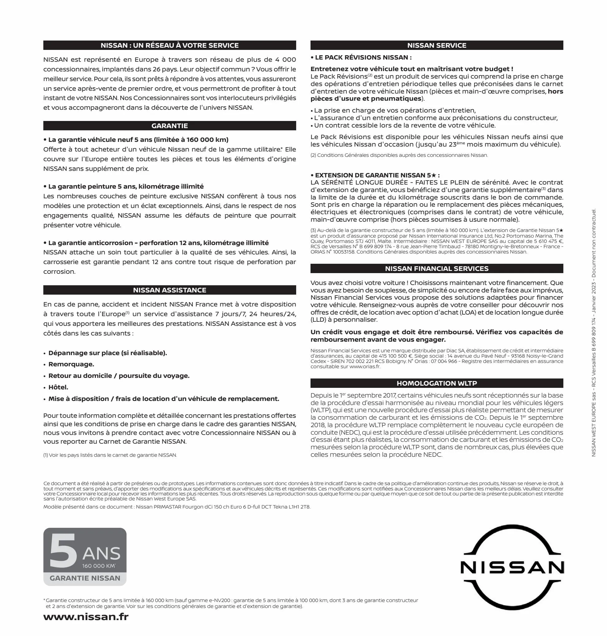 Catalogue Nissan Primastar, page 00008