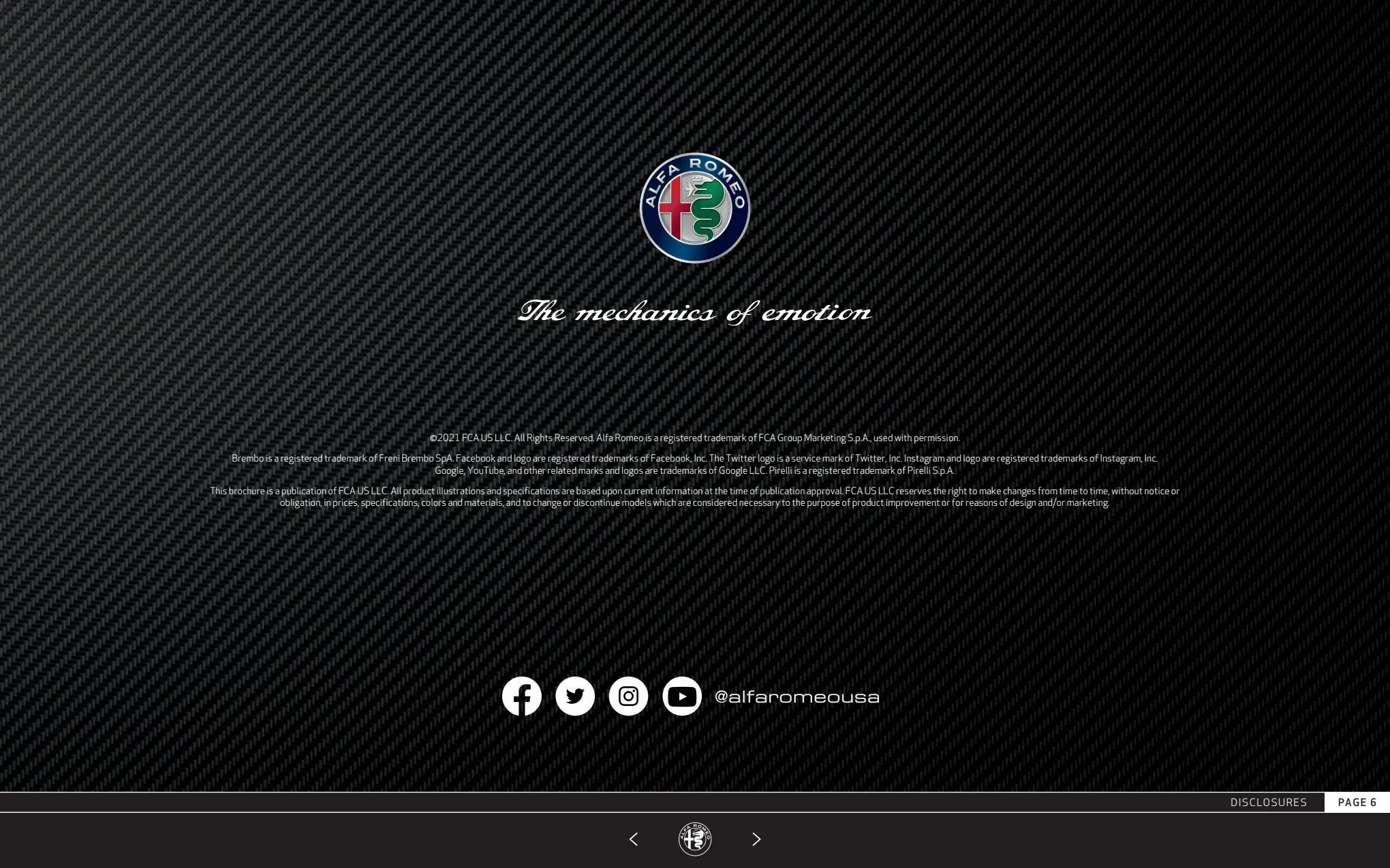 Catalogue Alfa Romeo Giulia 2022, page 00006