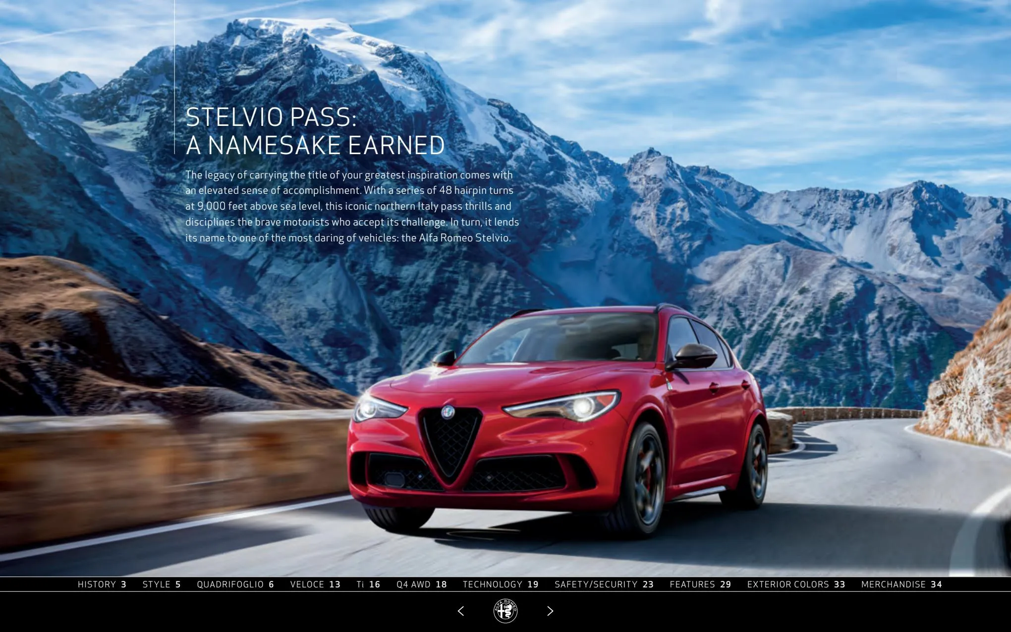 Catalogue Alfa Romeo Stelvio 2022, page 00002