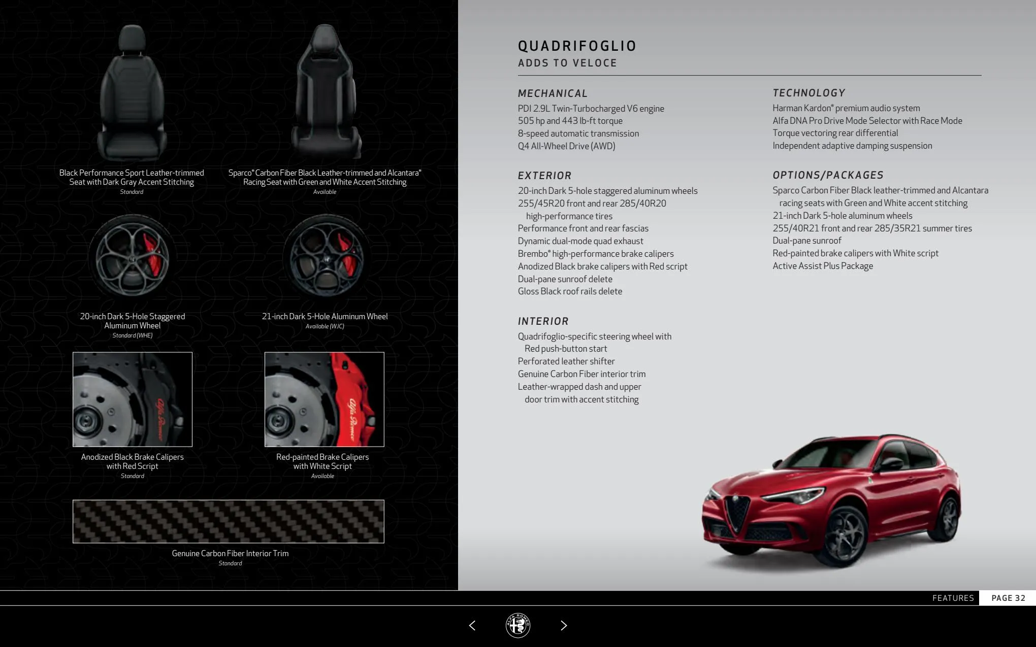 Catalogue Alfa Romeo Stelvio 2022, page 00032