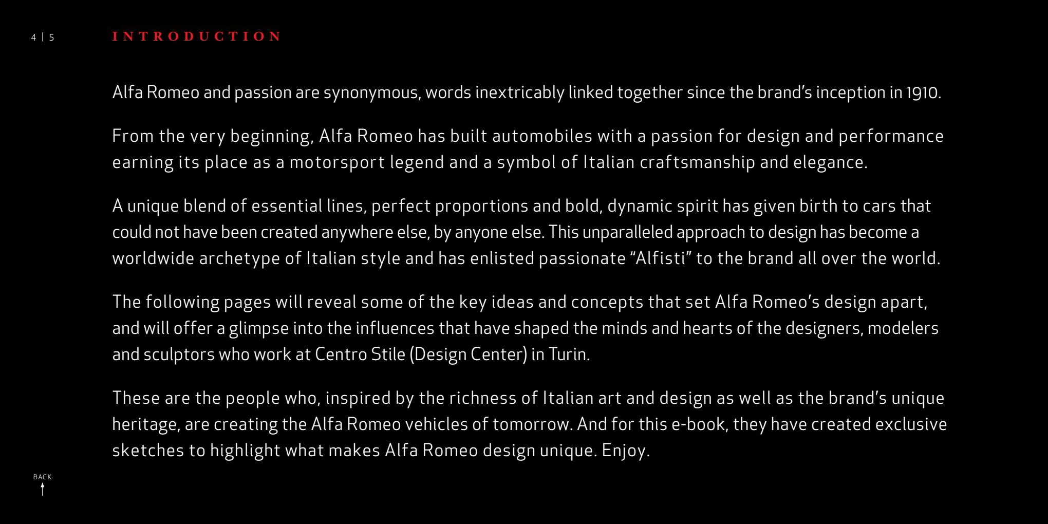 Catalogue Alfa Romeo Passione, page 00004